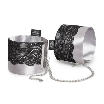 Lady Jane Adult Sex Shop | Fifty Shades of Grey Satin Hand Cuffs - Play Nice
