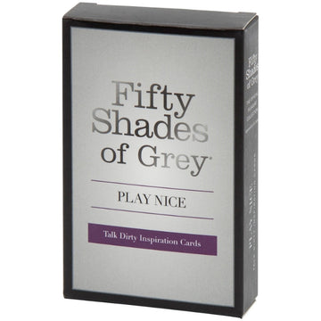 Lady Jane Adult Sex Shop | Fifty Shades Of Grey Talk Dirty Cards - Play Nice | Adult Games, Books & Games, Brand_Fifty