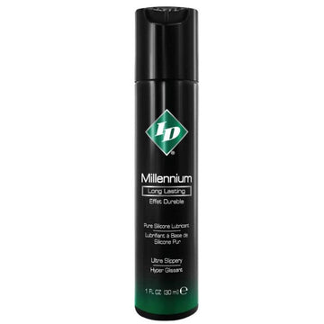 ID Millenium is one of our most popular lubricants, provides you with all the long lasting slip you could ask for in a silicone based lubricant! Use it during intimate moments between you and your partner for an exceptional sensual experience. Wonderful for sensual massage. 30ml