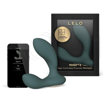 Lady Jane Adult Sex Shop | Lelo Hugo 2 Medium Anal Plug - Green