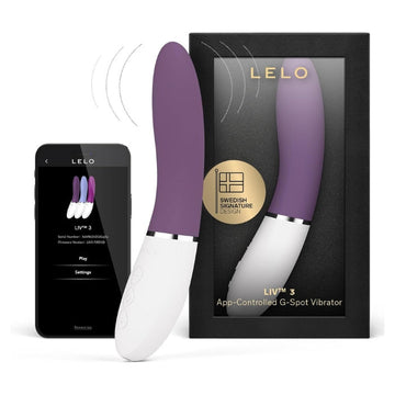 Lady Jane Adult Sex Shop | Lelo Live 3 G-Spot Vibrator with APP - Plum