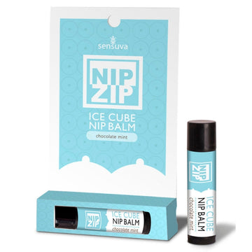 Lady Jane Adult Sex Shop | Nip Zip Ice Cube Nip Balm Strawberry Mint (4g) | Category_Lubes & Enhancers, Edibles,