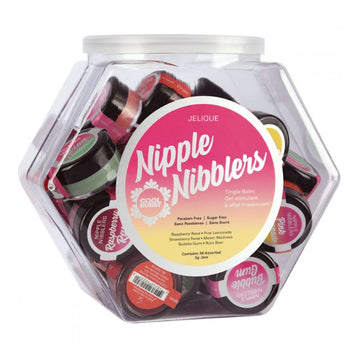 Our Nipple Nibblers make a great party favour or gift for the Bride to Be. They are made in lots of super yummy flavours! All of them are sure to make your nipples and someone's tongue very happy. Nipple Nibblers get all warm and tingly for a few minutes after application. They also make a great lip balm.