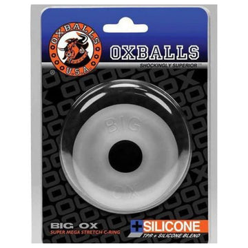 BIG OX is a thick cock ring designed to be worn over the penis to provide you with a stronger, harder, firmer erection and give you more girth. It’s made from new PLUS +SILICONE so it has the strength and stretch of TPR but the warmth and softness of smooth silicone. This soft stretchy ring will fit all sizes.