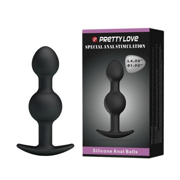 Add a little rhythm and shake to your sex life with this sensation-inducing Pretty Love Heavy Balls Silicone Butt Plug. This weight will cause the balls to knock and shake, creating a unique sensation that once inserted will cause the wearer's muscles to contract and respond to the sensations.
