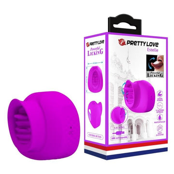Purple silicone tongue-shaped vibrator from Pretty Love for solo sessions in lady jane adult shop