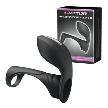 Black silicone cock ring from Lady Jane Adult Shop providing delicious sensations