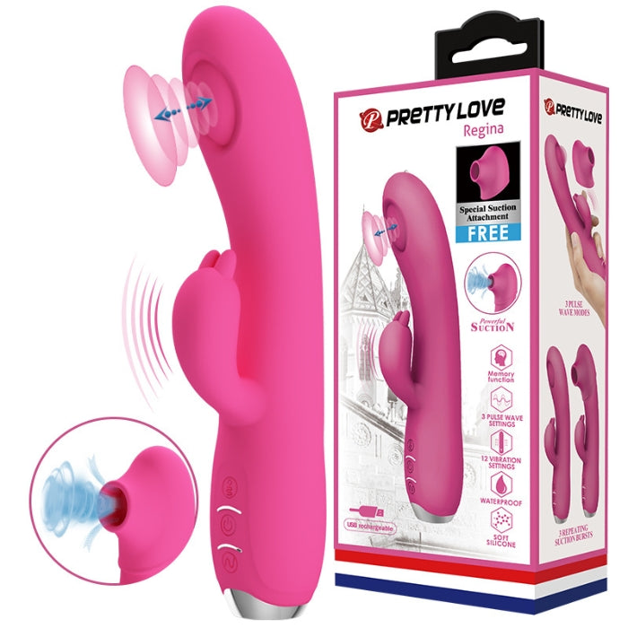 Lady Jane | Adult Sex Shop | Pretty Love Rabbit Vibrator Regina - Pink Lady Jane | Adult Sex Shop | Pretty Love Rabbit Vibrator Regina - Pink