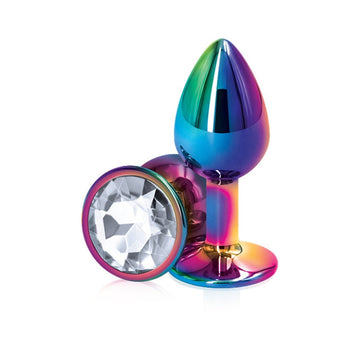 Lady Jane Adult Sex Shop | Rear Assets Plug Anal Plug Small Round Rainbow