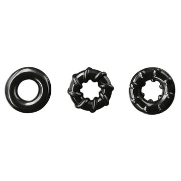 Lady Jane Adult Sex Shop | Renegade Dyno Cock Rings - Black