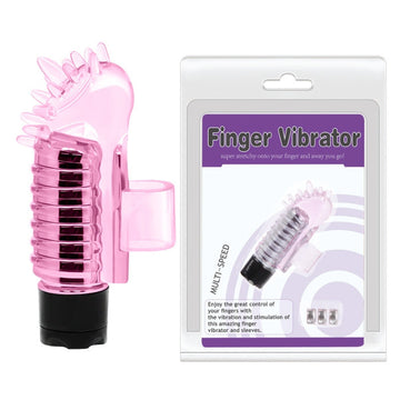 The popular vibrating finger is a small but strong vibrating bullet slipped inside a stimulating textured sleeve. Perfectly shaped to deliver intense pleasure with its thrilling multi-speed vibrations, whether play is solo or shared. Simply slide your finger inside the stretchy ring and let the firm yet flexible nodules and wings tease your clitoris all the way to orgasm. Remove the bullet for pinpoint stimulation without textures and take advantage of how versatile this toy truly is.