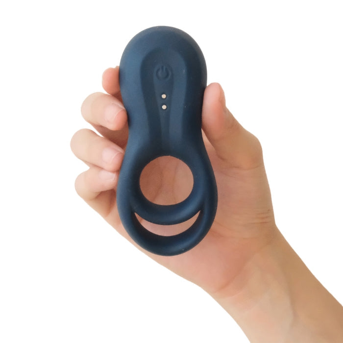 Lady Jane Adult Sex Shop | Satisfyer Epic Duo Vibrating Cock Ring - Blue