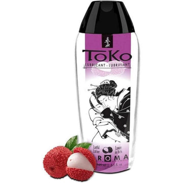 Shunga Toko flavoured Litchee water based lubricant is ultra smooth and safe to use with latex products. Premium quality lubricant suitable for intimate use and toy use.