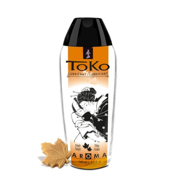 Shunga Toko flavoured Maple water based lubricant is ultra smooth and safe to use with latex products. Premium quality lubricant suitable for intimate use and toy use.