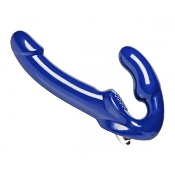 Lady Jane Adult Sex Shop | Strap U Revolver Vibrating Strapless Strap On Blue