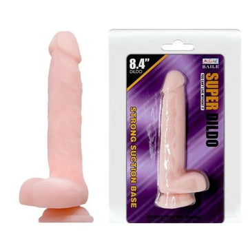 Super Dildo With Scrotum - 8.4 Inch flexible friend from Lady Jane Adult Shop packaging