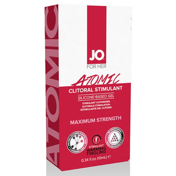 JO Clitoral Stimulating Gel is the perfect sensual enhancement for women. With a pleasant tingling that starts on contact, JO Clitoral Gel is uniquely formulated to intensify your intimate sensation and satisfaction. Effect lasts up to 45 minutes, Just 1 or 2 drops spreads sensual warmth to ignite your passions. Contains NO L-Arginine and NO Hormones - pH balanced formula made with pharmaceutical grade ingredients - Safe for use with condoms and non-silicone toys.