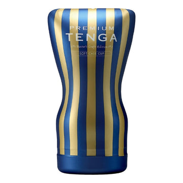 The Tenga Premium Soft Case Cup was designed with sophisticated internal details for a Premium Suction experience. Control the suction by squeezing the soft case. It comes pre-lubricated for your convenience. The elastomer sleeve is 1.5x thicker than the Standard CUP Series, giving you a tighter grip.