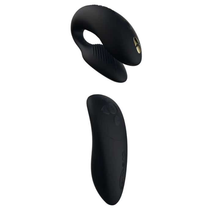 Experience two of the biggest innovations in SexTech: We-Vibe’s ultimate couples vibrator and Womanizer’s groundbreaking Pleasure Air technology. Wear We-Vibe Chorus during sex for hands-free fun, or lose yourself in Womanizer Premium’s unique, touchless clitoral stimulation. Both toys are made of body-safe silicone, are rechargeable, and waterproof, making them perfect for use in the bath or shower. The set comes with a premium storage case, a USB charging cable, and a silky storage pouch for each toy.