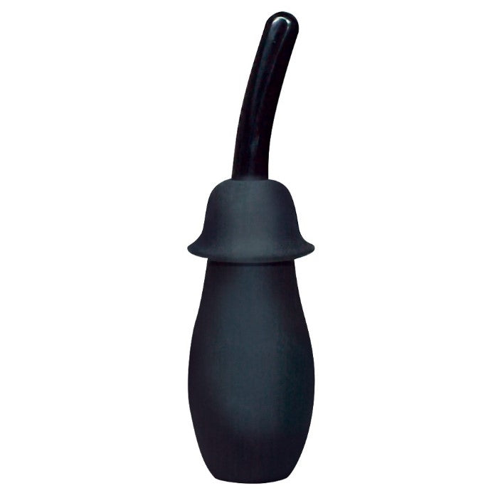 Superbly comfortable and easy to use, this anal douche has a trio of heads for different sensations and different cleaning capabilities. This anal douche is comprised of three different head attachments, a squeezable bulb and a neck sleeve for extra security. Choose from a curved, angled or ridged head and slip it into the bulb.