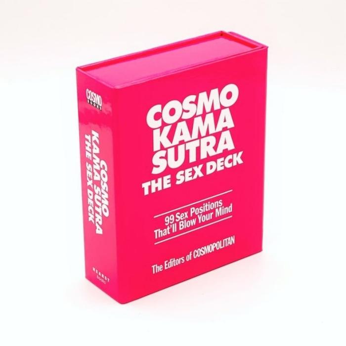 Cosmos eternally popular bestseller is now available in a great new format. A gift card deck that features 99 positions PLUS 12 bonus “lust lessons.” Each position appears as a color illustration and includes precise and tantalizing instructions for mastering that move.