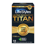 Lifestyles Ultra Sensitive Titan Condoms (12)