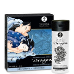 Shunga Dragon Virility Cream, a performance product for him and a sensitising orgasm cream for her in one cream. The 'fire and ice sensation' for lovers. This exclusive formula made from natural extracts, help men with a cooling and numbing delay effect and simultaneously creates a clitoral sensation for the female. Achieving multiply orgasms. Apply the cream before intercourse by massaging it all over the penis for about 3 seconds. Latex compatible