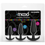 Mood Naughty 1 Silicone Anal Trainer Set 3 - Black