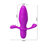 Add to your anal toy collection with this high quality vibrating butt plug. This anal toy is shaped with a bulbous shaft for stimulation and also features a perineum massager next to the handle to enhance your pleasure. This toy also features numerous vibrating functions to send luxurious sensations into your most sensitive nerve endings.