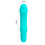 This cock shaped vibrator brings you a jump towards multiple orgasms. Treat yourself to an extra helping of happiness with this vibrator. The head of the toy targets your G-spot to deliver pinpoint precision and pleasure deep inside. Your vibrator is also completely waterproof, so you can splash about with it whenever you want. Takes 1x AAA battery.