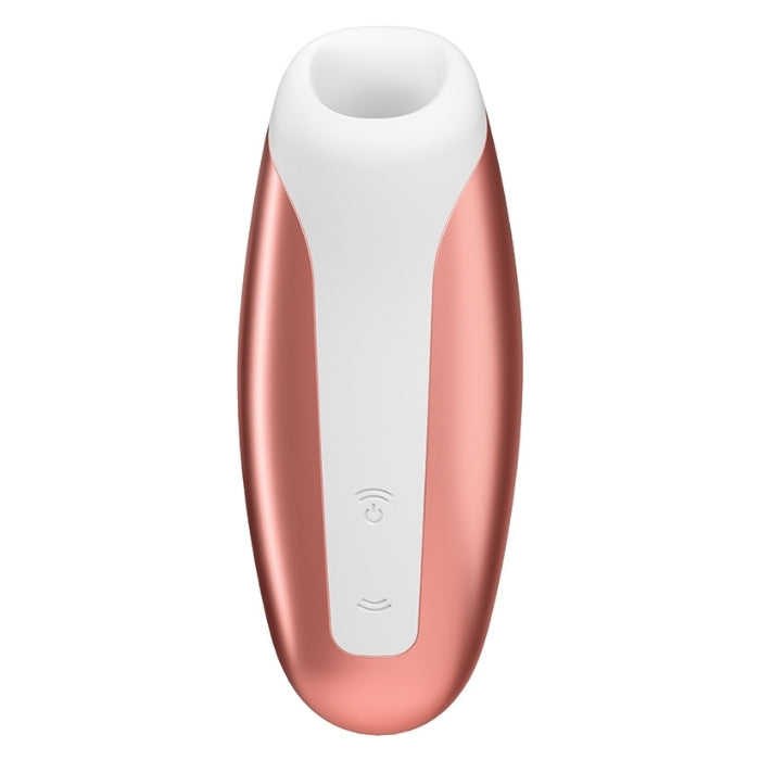 The Satisfyer Love Breeze with its smooth silicone applicator head, the Love Breeze nestles around your clitoris - while you’re always in control of the 11 air-pulse intensities thanks to the intuitive buttons. The Satisfyer Love Breeze is IPX7 waterproof rated, meaning it's protected against immersion in water up to 1 meter deep for up to 30 minutes of use. The perfect companion for the shower or bath!