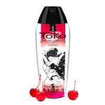 Shunga Toko flavoured Cherry water based lubricant is ultra smooth and safe to use with latex products. Premium quality lubricant suitable for intimate use and toy use.