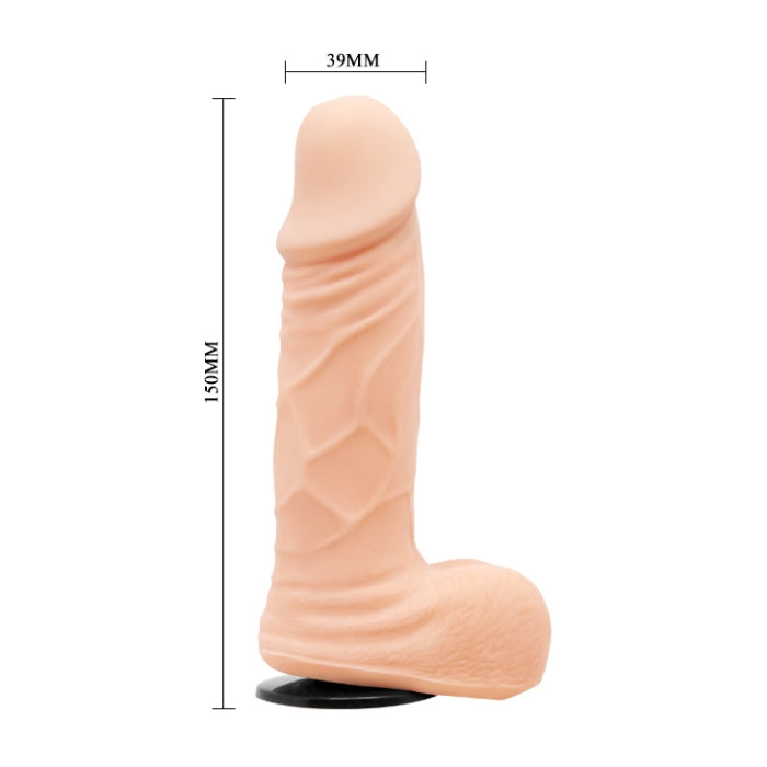 For top-notch strap-on performance get this lifelike solid strap-on dildo with life-sized balls. Includes a beautifully crafted head and shaft which will give you penetration and stimulation which many other strap-on dildos simply are unable to match. A popular strap-on dildo designed to fulfil all your sexual desires.
