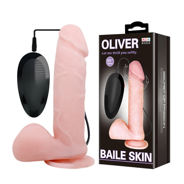 From tip to base, this superbly crafted dildo will satisfy you totally. The balls on this perfect dildo are perfectly weighted to feel like the real thing. Veined all the way down, this realistic penis has a suction cup at the base to give you the ultimate hand-free use. The remote controls multi-speed vibration and rotation.