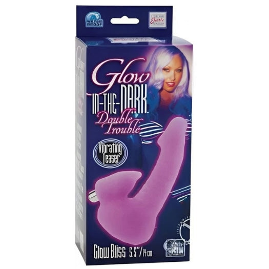 Double Trouble GID Dildo Pink