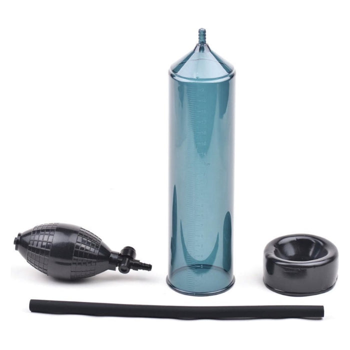 AeroUp / Beginner's Penis Pump is a cylinder pump with a comfortable and secure seal. It has a easy to use one-handed air valve and transparent vacuum tube with universal measurements. 100% silicone hose, allows air to pass freely and is almost impossible to break.