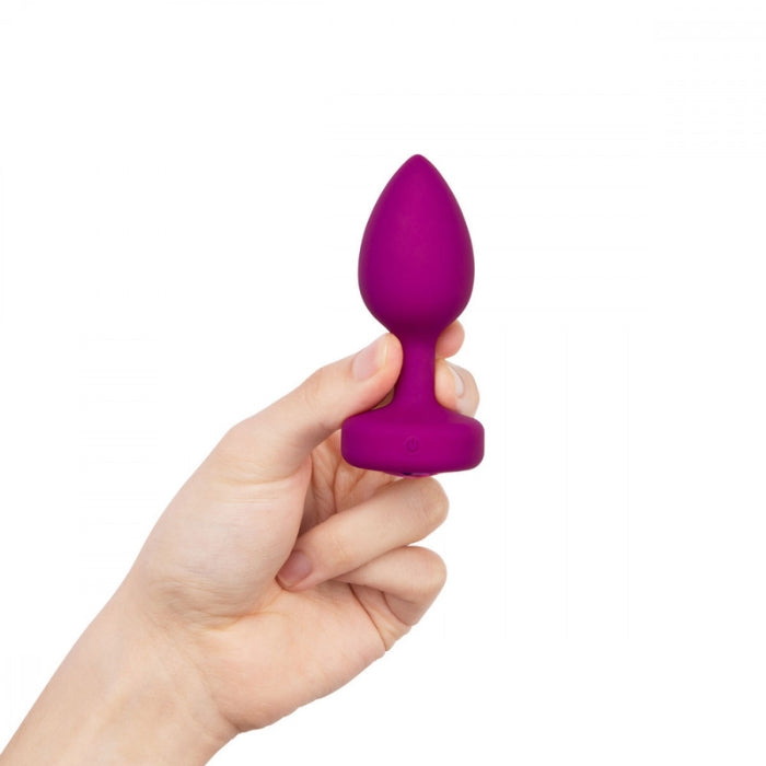 Sparkle and shine while experiencing the inner delight of a powerful vibrating motor with 6 vibration levels and 15 vibration patterns ranging from soft pulsations to deep and powerful rumbling. Compact and body-safe seamless silicone with a rounded edge for easy insertion and a beautiful colored jewel base. USB rechargeable battery works up to 1.5 hours consecutively.