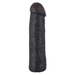 This stretchy pleasure cover can be pulled over every penis and vibrator. Total length approx. 22 cm, can be shortened, insertion depth 20 cm, Ø outside 4.2-4.8 cm, stretchable inside.