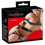 The Bad Kitty Bondage Tape is a versatile and easy-to-use tool for exploring your bondage fantasies. This black tape is 18 meters long and sticks only to itself, not to your skin, hair or clothing.