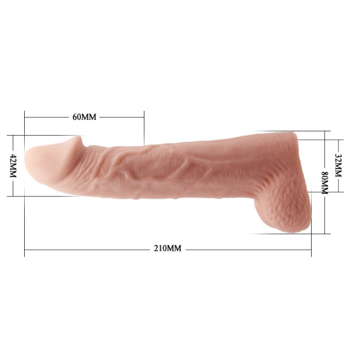 Whatever your size, the hollow extension is certainly going to fit you. Just put your shaft inside this hollow sleeve, and you'll be able to provide your partner all the sexual pleasure he or she deserves. The hollow extension guarantees that its realistic 8cm will make your partner happy.
