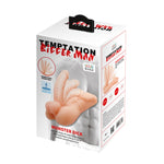 This Self Lubricating Dildo with Balls is a realistic, self lubricating toy that only needs a bit of water to get slippery! The toy also has a sturdy muscal base that will fulfill all your desires. The detailed textures of the skin provide even more of the realistic feeling that you are looking for. It is made from body safe TPR, it also features inner vertebrae in the core of the dildo and you can bend it into any shape.