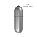 This one-touch silver bullet vibrator is so powerful! It's adorable, but don't let its cuteness fool you. It packs a bang, and it will give you intense orgasms. It's ideal for a wide range of sex toys and activities. Waterproof.