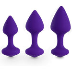 Catering for both novice and experienced users, these plugs are soft and flexible, with a tapered head for easy insertion which makes them easy to use and comfortable to wear. They also have a flared base for increased safety and grip. Dimensions: Small - 77 x 3 x 35 mm, weight: 28g Medium - 87 x 35 x 35 mm, weight: 44g Large - 97 x 4 x 35 mm, weight: 65g