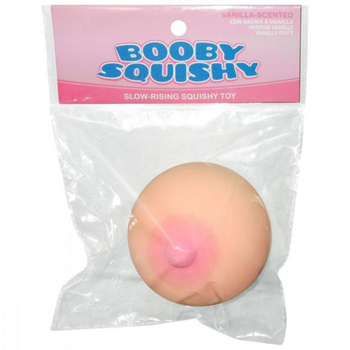 Slow rising, vanilla-scented squishy toy for adults. Made of slow rising PU material. Great fun as a party favor, stress relief, or humorous gift. Packaged in a durable and squeezable polybag.