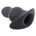 Anal play for advanced users. Brutus Ergo Bum Anal plug is the perfect anal toy for those who want something on the larger side. The wavy shape will make you feel every inch when it slides in. Made from silicone. Diameter outside 46-63mm, Diameter inside 25-40mm, Product insertable length 131mm, Product total length 140mm.