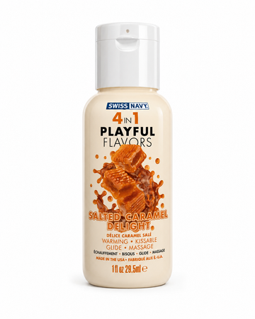 Swiss Navy 4 in 1 Playful Flavours Warming Kissable Glide Massage 29.5ml