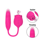 Clitoral sucker Flower/Rose with Thrusting Mini Bullet – a revolutionary pleasure device designed for sublime satisfaction. This unique stimulator combines the elegance of a flower/rose-shaped clitoral sucker with the power of a thrusting mini bullet, creating an experience like no other. USB rechargeable.