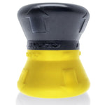 CLONE 2-Pack ballstretchers stretch to form to you with flared grip. Designed to reverse-stack with max stretch in the middle, or nest-stack for layered gradual stretch. The shape of CLONE makes this toy incredibly comfortable. Made from lush platinum silicone comes in a pack of one yellow and one black.