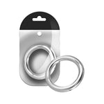 This sleek, classic steel cock ring guarantees a harder, more significant, and longer lasting erection. Its remarkably smooth and wont stretch making it ideal for experienced users familiar with the practice. If you are new to cock rings start with a silicone rings and once you have gotten the hang of penis rings, you will find the steel ring to be more rewarding. The weighted ring gives you the opportunity to strengthen your penis by carrying the extra weight. 10mm x 50mm