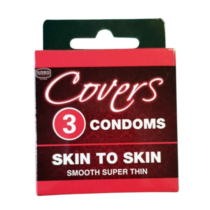 Covers Condoms Smooth Super Thin Pack of 3 – the perfect choice for those seeking heightened sensitivity and natural feeling during intimate moments. Each condom in this pack is crafted with a super thin design, providing an incredibly smooth and comfortable experience.
